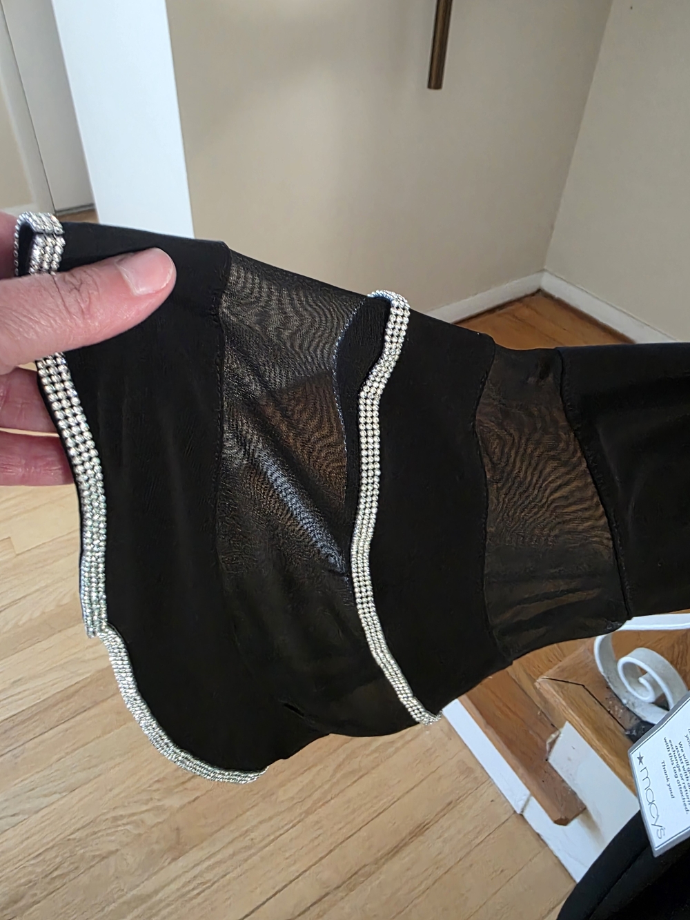 Macy's MSK Black Dress - Picture 3 of 7